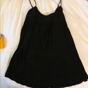 Brandy Melville Black Mini Dress Tie Back